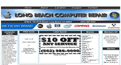 Desktop Screenshot of longbeachcomputerrepair.biz